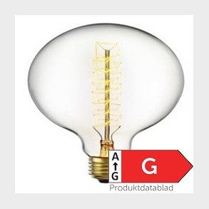 Globe spiral 40W E27 80� 