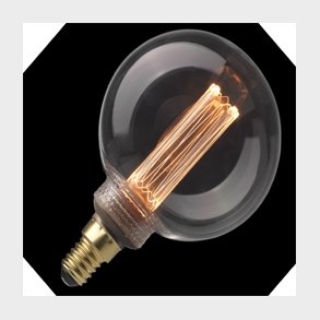 LED Globe 95� Uni-K klar 2,3W 70lm 2000K d�mpbar E14