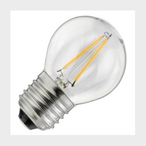 LED Classic led krone klar 2W E27