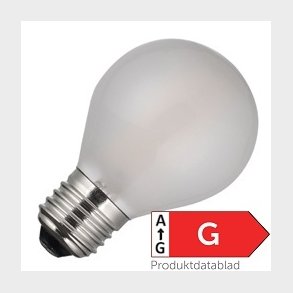 LED Classic led krone mat 2W E27 200lm helt glas