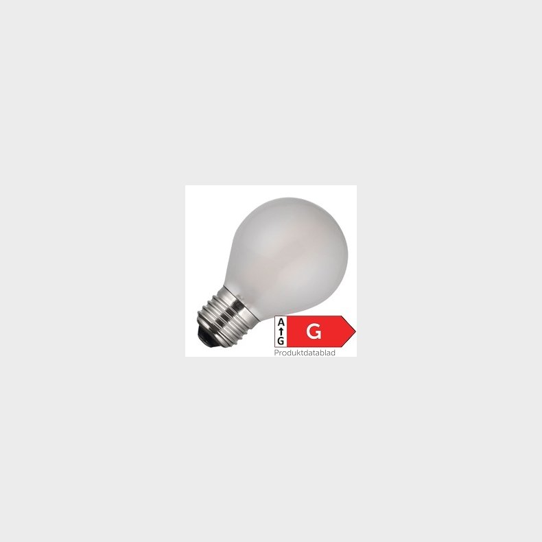 LED Classic led krone mat 2W E27 200lm helt glas