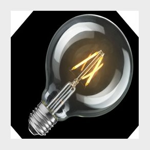 LED Globe 125� 0,8W E27 70lm  2200K  klar