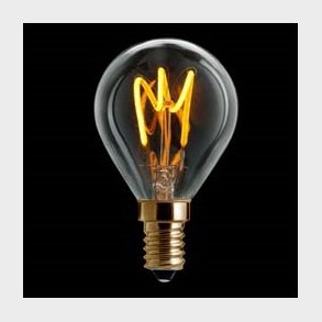 LED Uni Flex krone E14 klar 3W 2000K 150lm d�mp