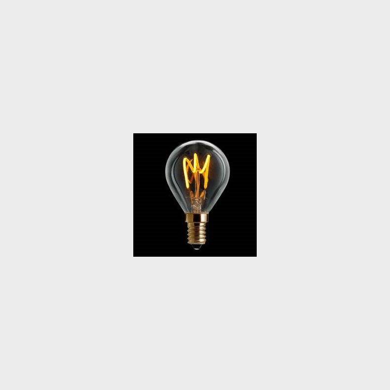 LED Uni Flex krone E14 klar 3W 2000K 150lm d�mp