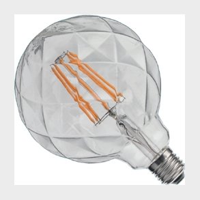 LED Globe Deco 125� 2W E27 130lm 
