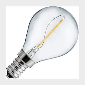 LED Uni led krone klar 1W E14