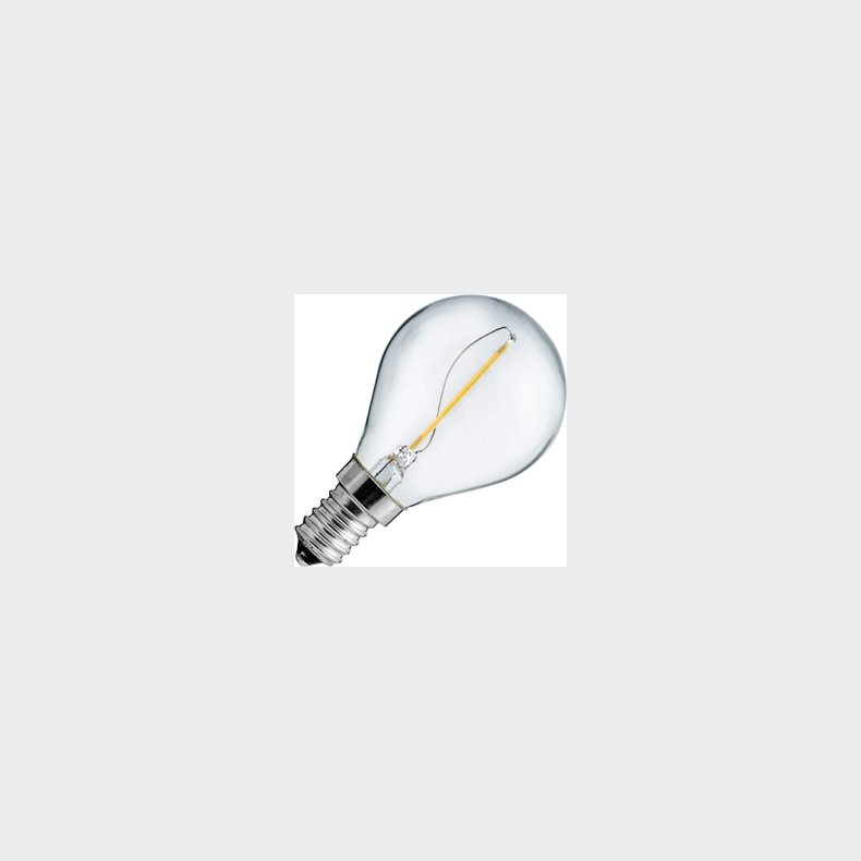 LED Uni led krone klar 1W E14