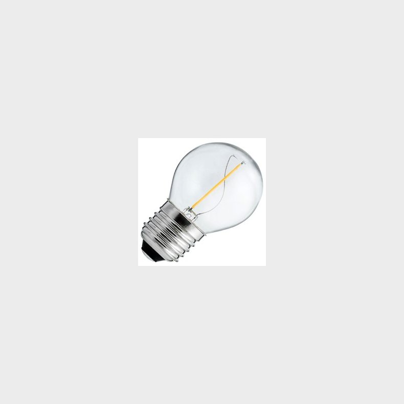 LED Uni led krone klar 1W E14