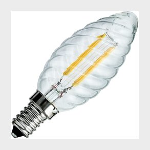 LED Uni led kerte snoet klar 3W E14