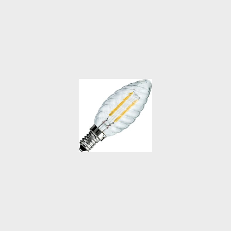 LED Uni led kerte snoet klar 3W E14