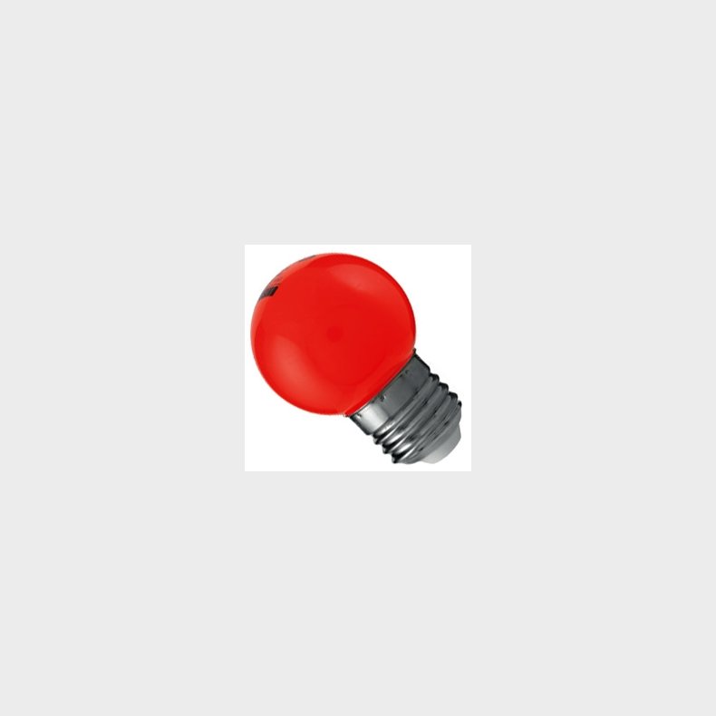 LED krone R�d E27 0,8W 