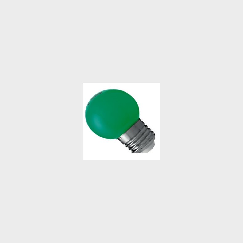 LED krone Gr�n E27 0,8W 