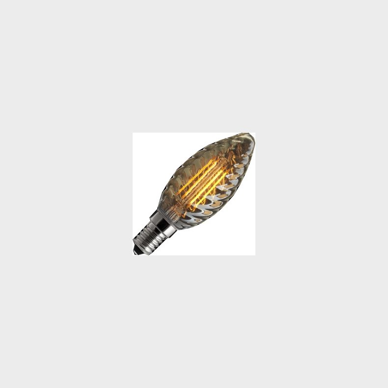 3 trins d�mpbar Snoet Kerte Klar Gold 5W E14 2000K