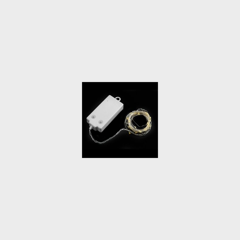 Slange hvid 2,2 3xxAA 20 led 