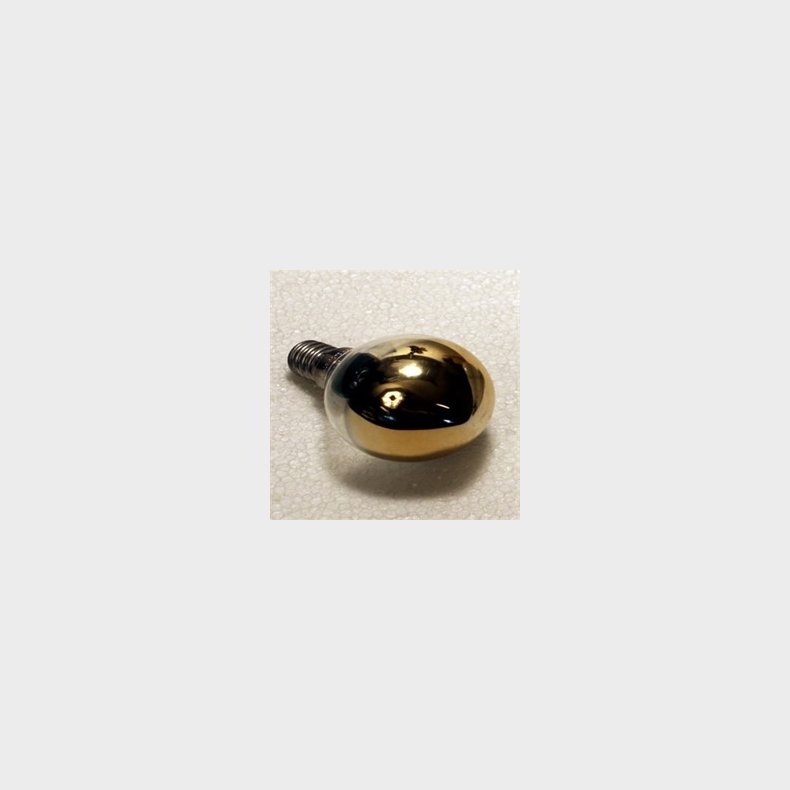 Topforspejlet Krone guld/klar 40W E14 (5650110772)