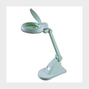 Lugo luplampe bord hvid