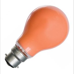 Standard Farvede orange 25W B22