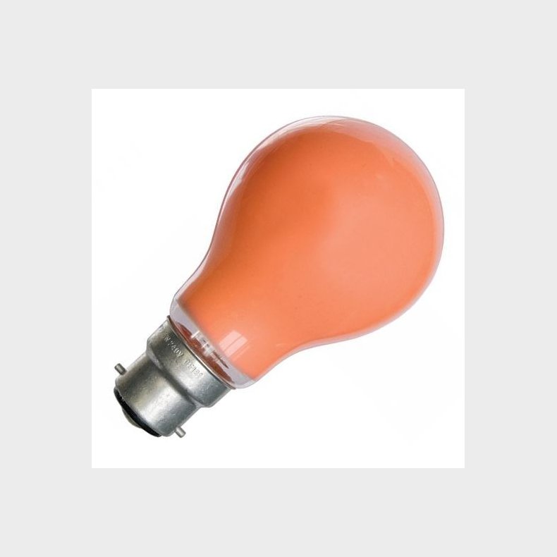Standard Farvede orange 25W B22