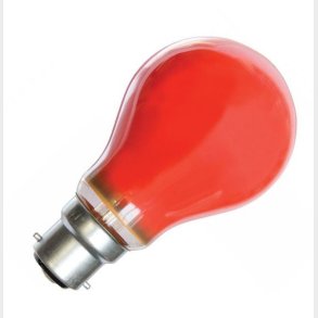 Standard Farvede r�d 25W B22 