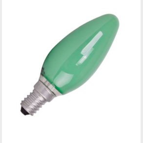 Kerte Farvede gr�n 25W E14