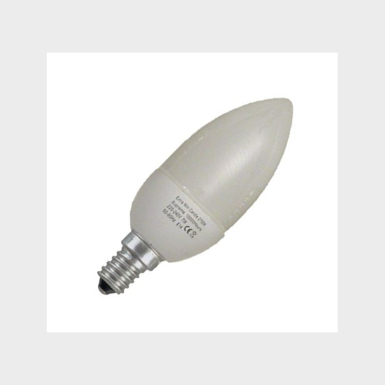 Energisparep�re  E14    5W/827 kerte m�l 37/102