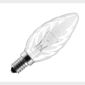 Kerte snoet med lav gl�detr�d 15W  E14 (Gl�detr�d)