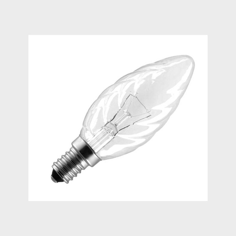 Kerte snoet med lav gl�detr�d 15W  E14 (Gl�detr�d)