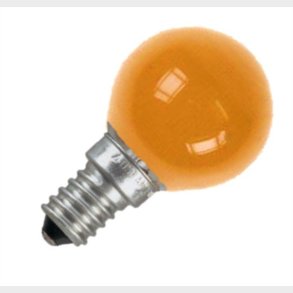 Krone Farvede orange 25W E14