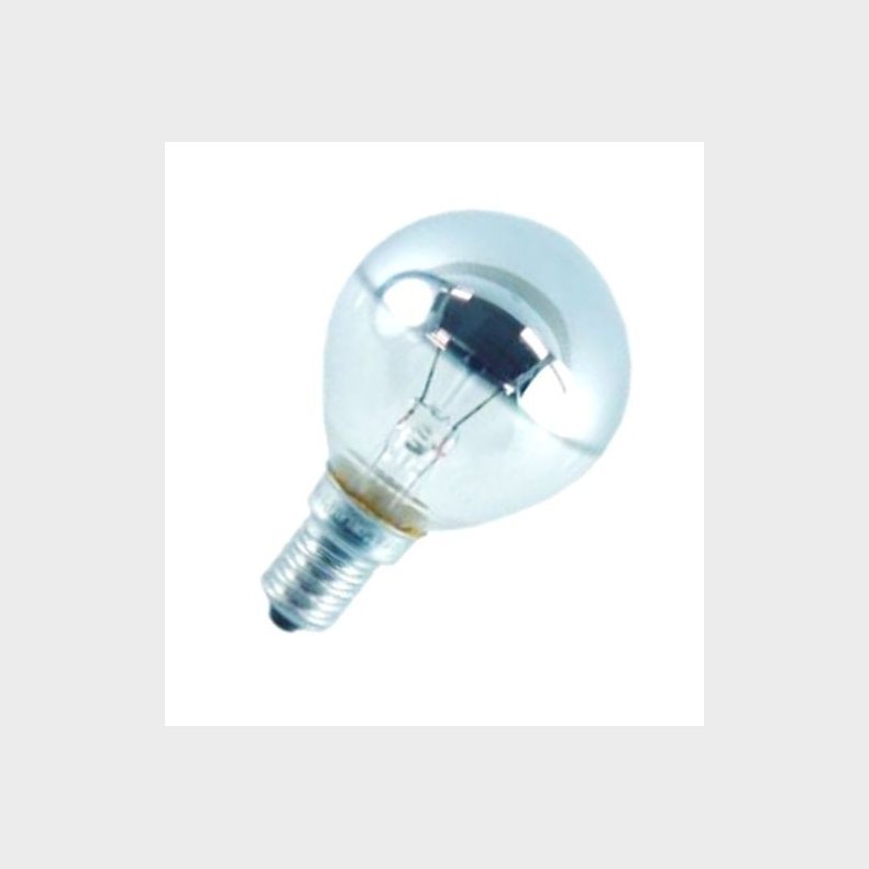 Topforspejlet Krone s�lv/klar 40W E14 (5650110552)
