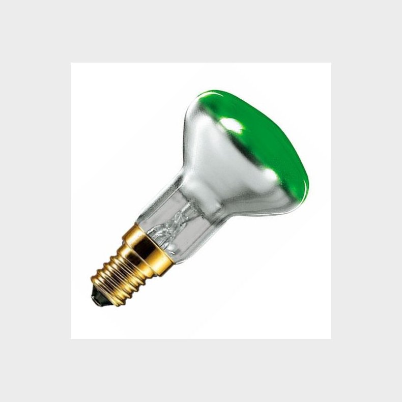 Reflector farvede R50 E14 (gr�n)