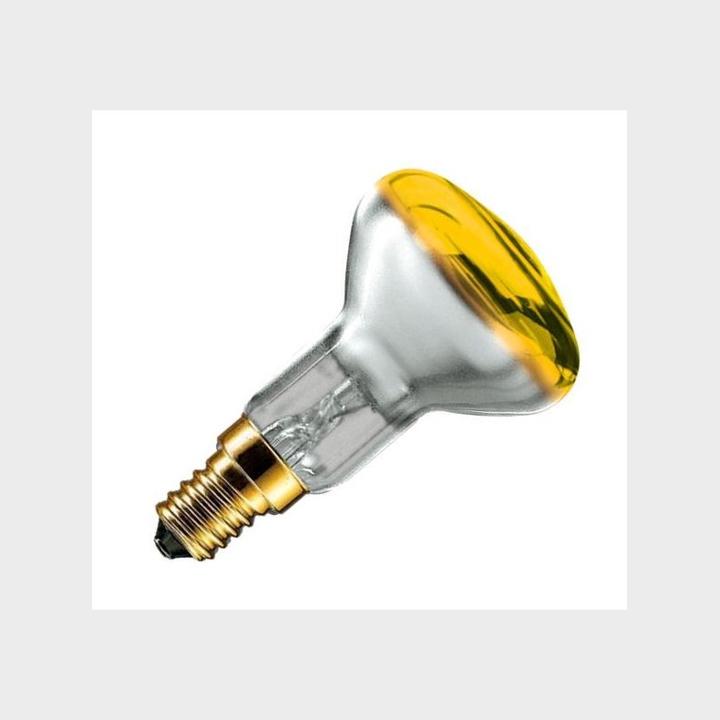 Reflector farvede R50 E14 (gul)