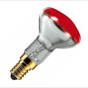Reflector farvede R50 25W  E14 (r�d)