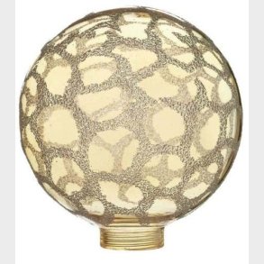 Samlep�re Globe glas Iskrystal amber 125� 31,5mm gevind (Passer til adaptor 7001127)