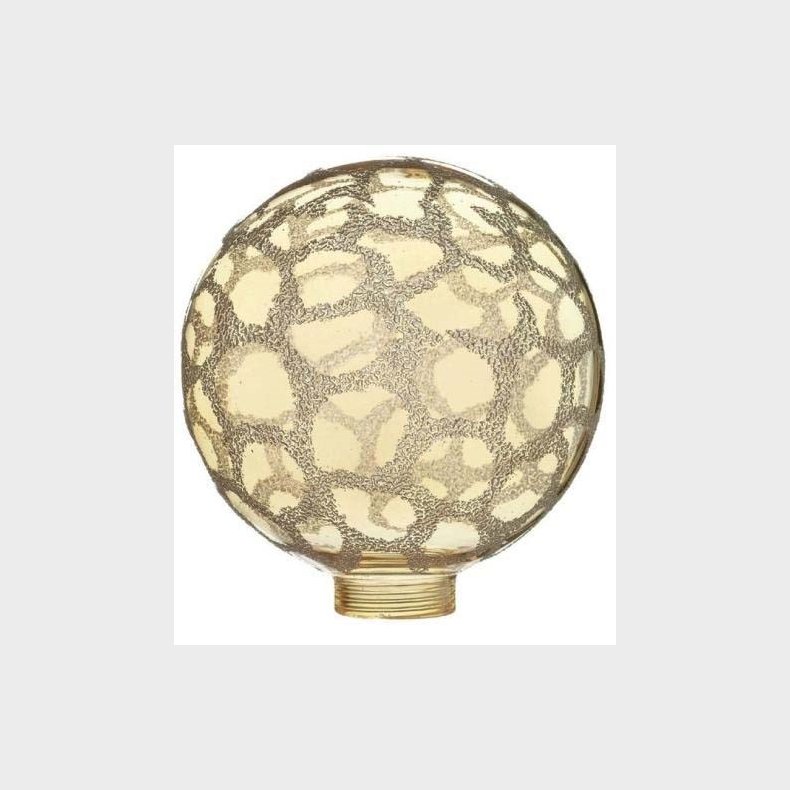 Samlep�re Globe glas Iskrystal amber 125� 31,5mm gevind (Passer til adaptor 7001127)