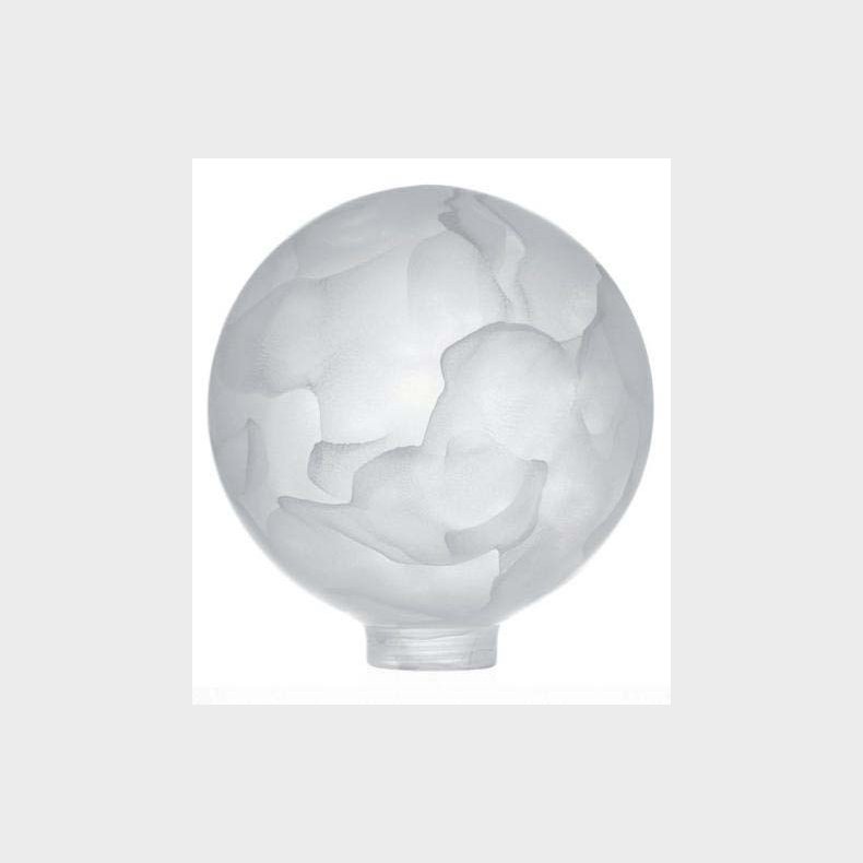 Samlep�re Globe glas Marmor 100� 24mm gevind (Passer til adaptor 7001014 og 7001027)