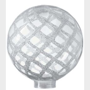 Samlep�re Globe glas Iskrystal klar 100� 24mm gevind (Passer til adaptor 7001014 og 7001027)