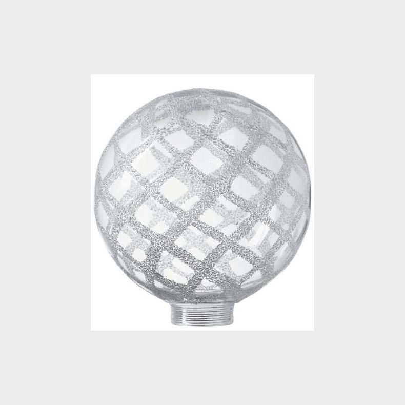 Samlep�re Globe glas Iskrystal klar 125� 31,5mm gevind (Passer til adaptor 7001127)