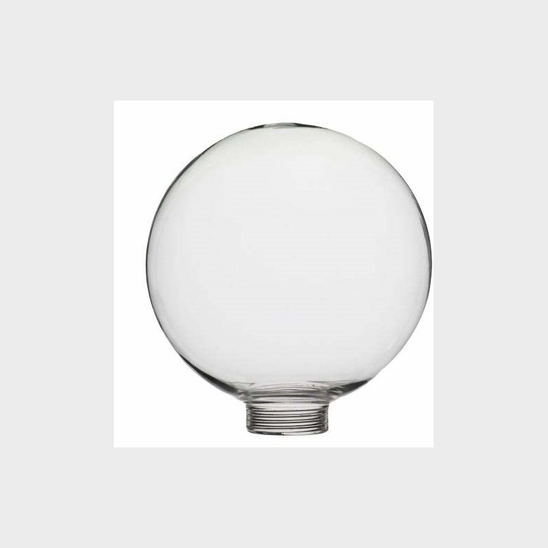Samlep�re Globe glas Klar 125� 31,5mm gevind (Passer til adaptor 7001127)