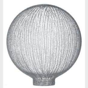 Samlep�re Globe glas Lamel 100� 24mm gevind (Passer til adaptor 7001014 og 7001027)