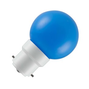 Led Krone Farvede (bl�) B22