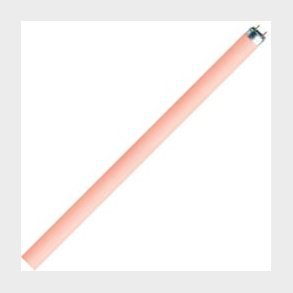 Lysstofr�r farvede 18W r�d  (F�s ogs� i 58W)