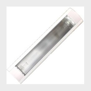 Pilo armatur hvid 2X36W m/akryl