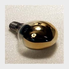 Topforspejlet Krone guld/klar 25W E14 (5650110772)