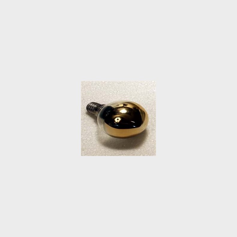 Topforspejlet Krone guld/klar 25W E14 (5650110772)