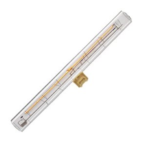 Linestar�r led 1 sokkel 4W S14d-lm klar