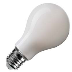 GLS opal 12 watt 1400 lumen E27 3000 Kelvin D�mpbar