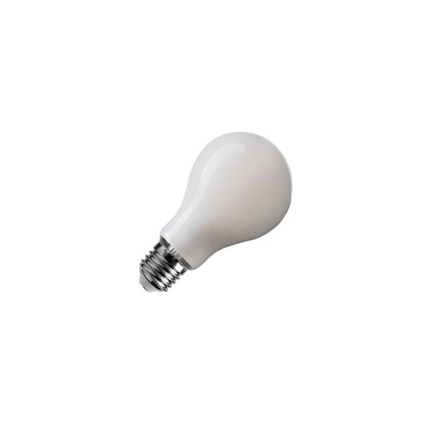 GLS opal 12 watt 1400 lumen E27 3000 Kelvin D�mpbar