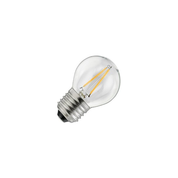 LED Classic led krone klar 2W E27