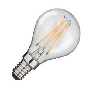 LED Classic led krone klar 4W E14 2700 Kelvin (40W)