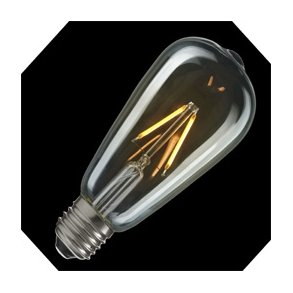 LED Navigation klar 0,8W E 27 70lm 2200K 64 X 140 